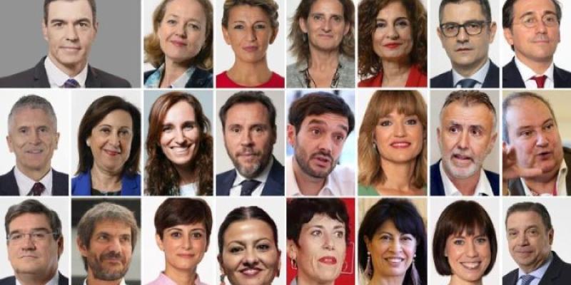Integrantes del nuevo gobierno de España - ElDiario Así queda el nuevo gobierno