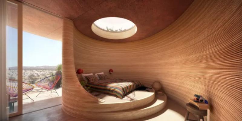El primer hotel de impresión 3D - Foto: ICON El primer hotel impreso totalmente en 3D