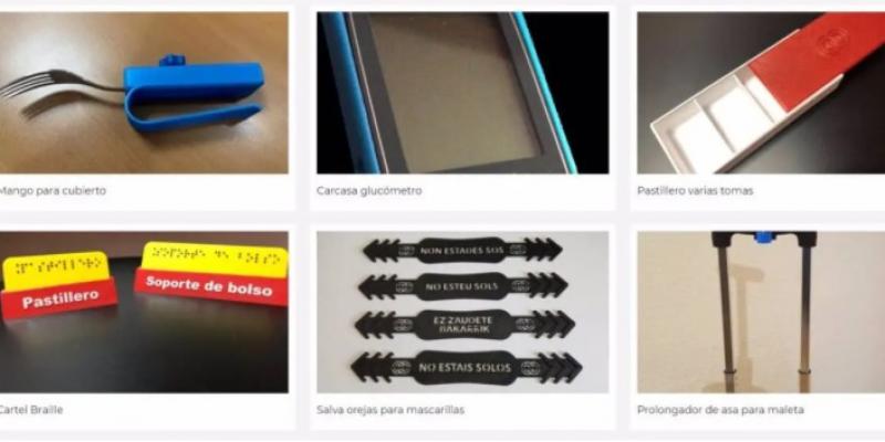 Objetos 3D para mejorar la vida de las personas con discapacidad Fundación ONCE y el Real Patronato sobre Discapacidad presentan los nuevo diseños de objetos 3D para mejorar la calidad de vida de las personas con discapacidad