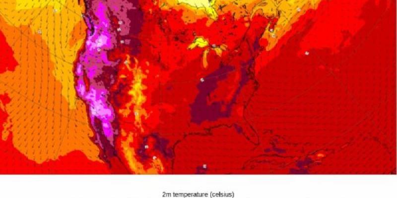 Ola de calor extrema/ Ecmwf Ola de calor de Canadá