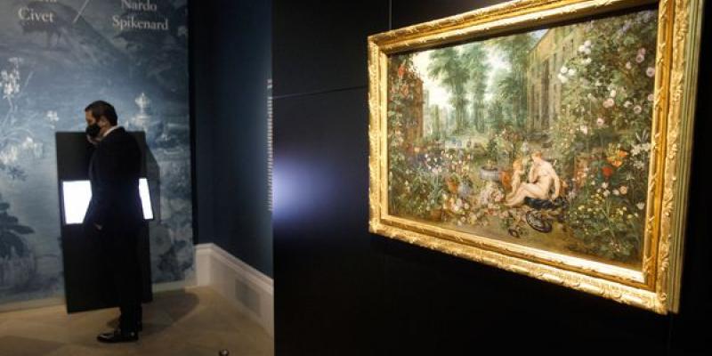 El Olfato, cuadro de Brueghel y Rubens.