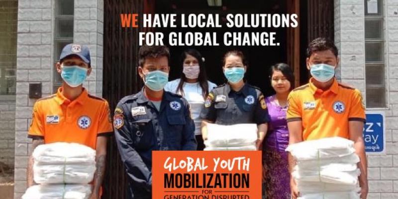 Organizaciones juveniles realizan una movilización mundial/ OMS Organizaciones juveniles