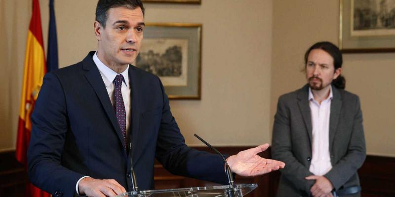 El programa de Gobierno pactado por PSOE y Unidas Podemos para la investidura de Pedro Sánchez.