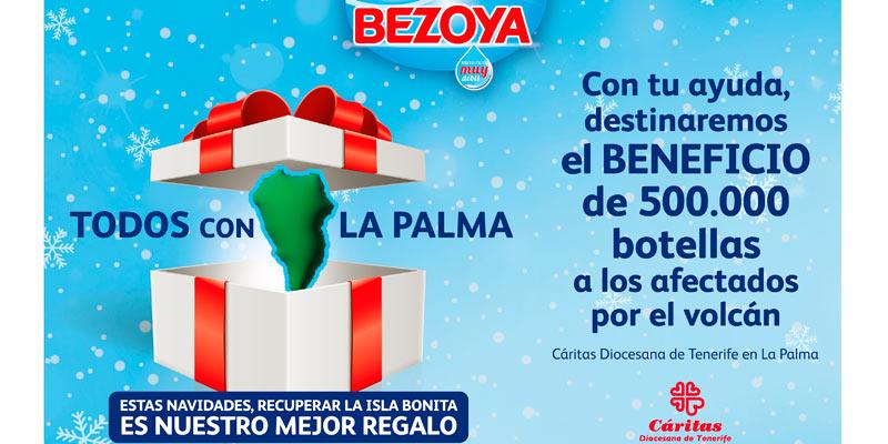 Bezoya y otras marcas ayudan a La Palma
