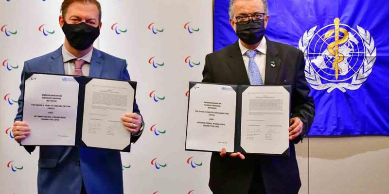CPI / Paralympics La OMS y el Comité Paralímpico Internacional firman un convenio en Tokio