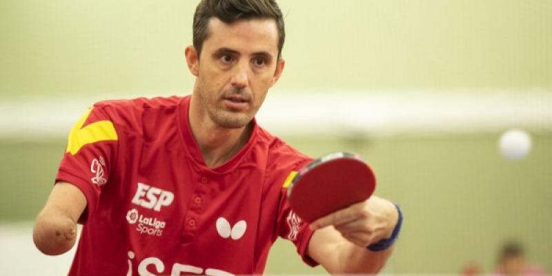 José Manuel Ruiz, en un partido de tenis de mesa | Foto del CPE José Manuel Ruiz, en un partido de tenis de mesa