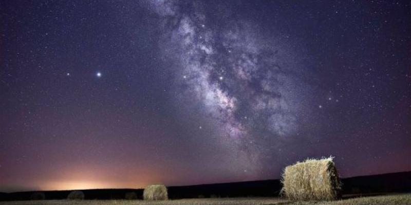 La Vía Láctea en los cielos de Zamora. Foto: Pablo Andrés