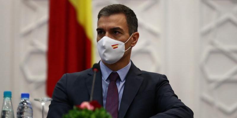 Pedro Sánchez Sánchez, hoy durante su viaje a Argelia | Foto: Pool Moncloa/Fernando Calvo
