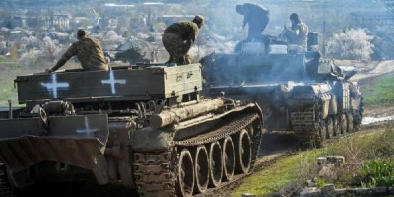 Tanque de guerra en Ucrania