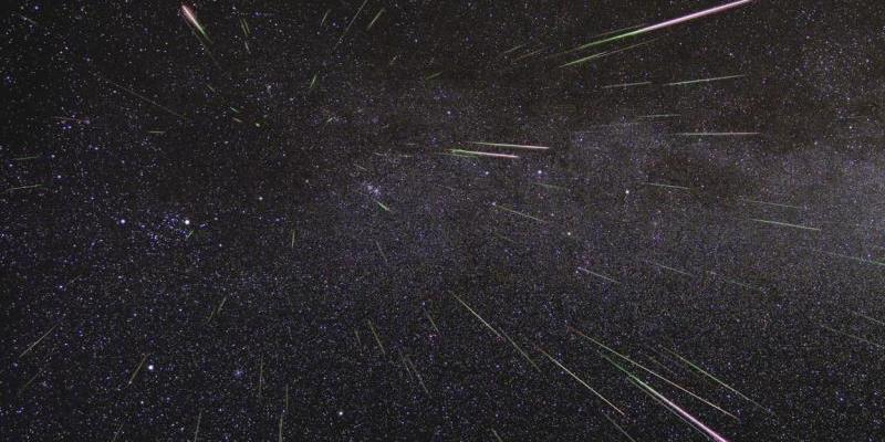 Fuente: Servimedia Imagen del cielo con Perseidas