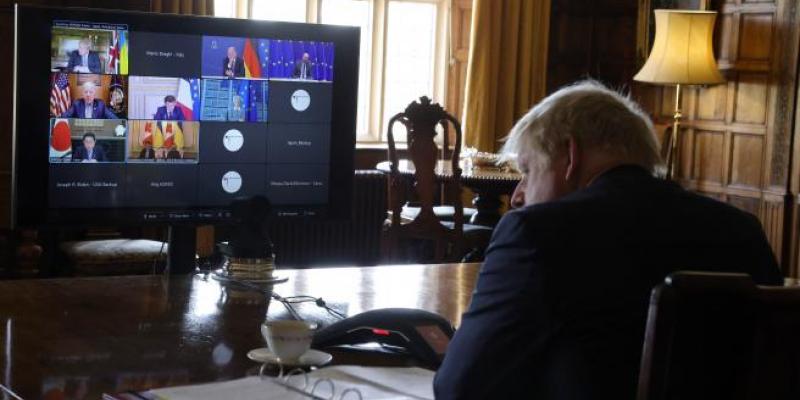 La dependencia del petróleo ruso/ EFE La reunión del G7 para tratar el tema del petróleo ruso