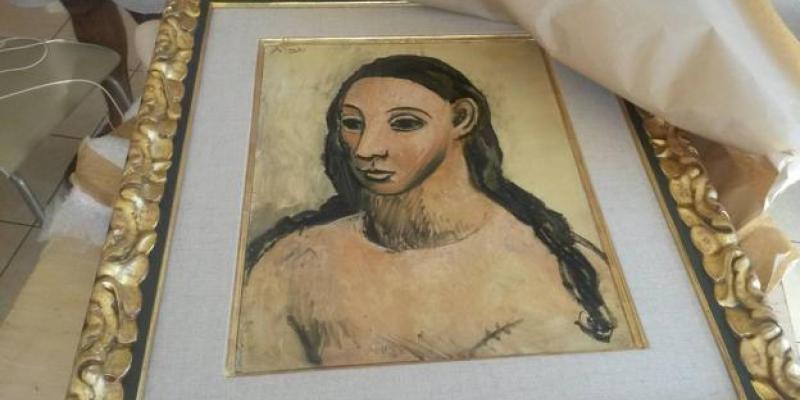 Cuatro de Picasso por el que ha sido condenado Jaime Botín. / AFP
