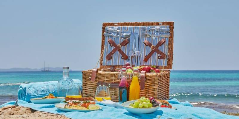 Un picoteo saludable en la playa Picoteo saludable