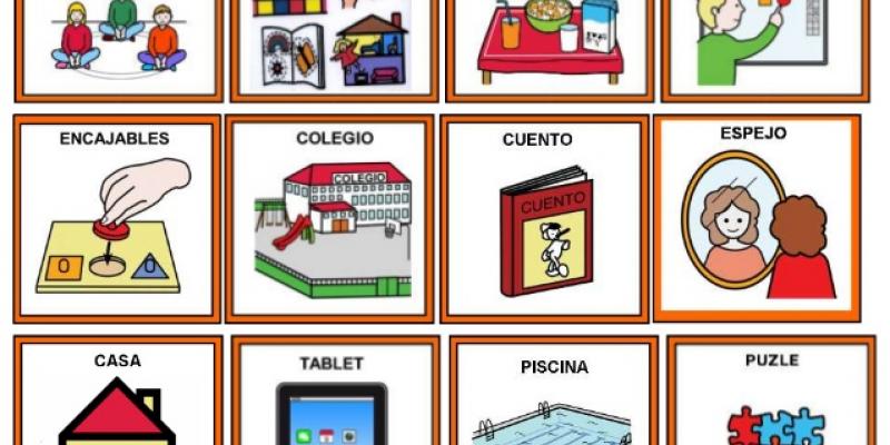 Pictogramas, comunicación discapacidad intelectual Pictogramas