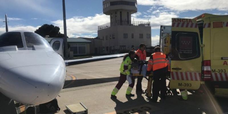 Pilotos que llevan los órganos para trasplantes