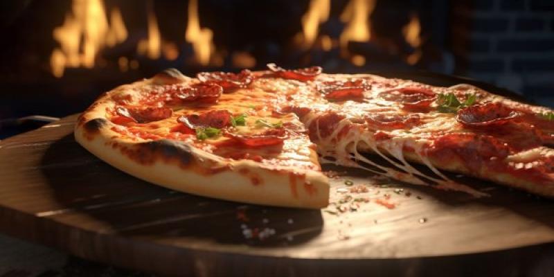 Carta de menús accesibles a la discapacidad visual Una pizzería con menús accesibles