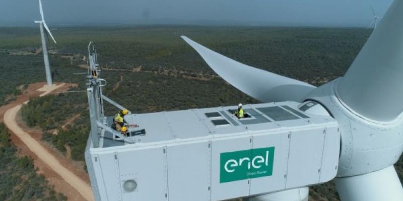 Planta eólica / Servimedia Las primeras plantas eólicas de Endesa en Cuenca empiezan a producir energía