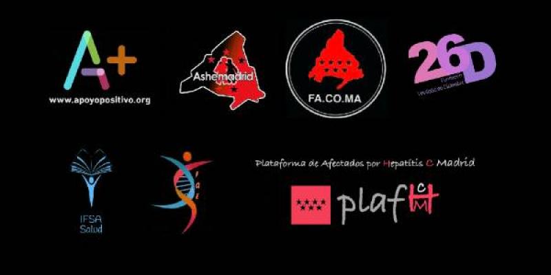 Logotipos de las asociaciones de pacientes que forman esta Plataforma