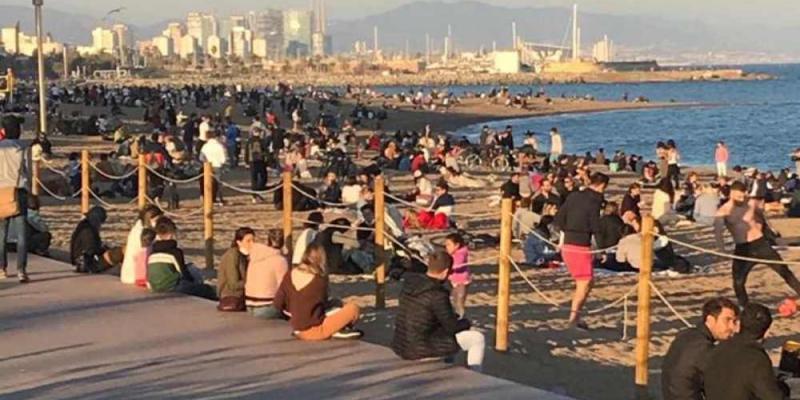 Una imagen de la playa de Barcelona / La Vanguardia