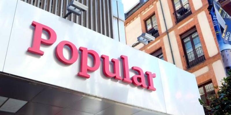 Banco Popular. popular