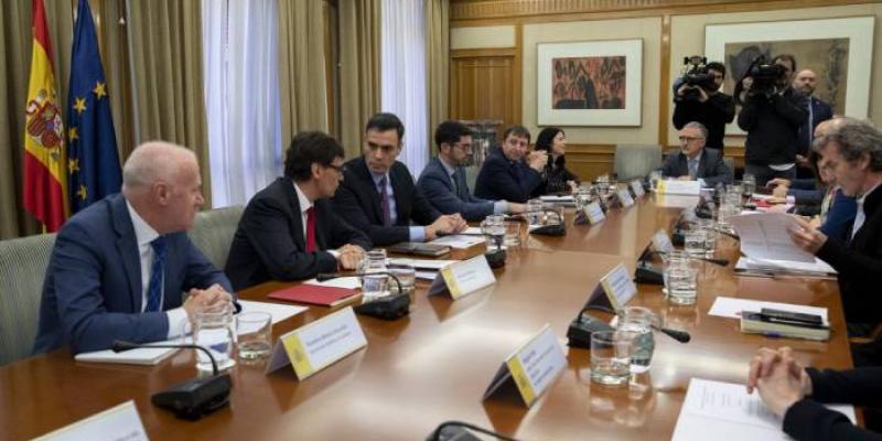 Nueva reunión del Gobierno con los presidentes autonómicos. 