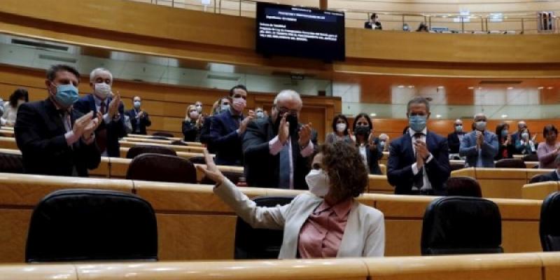 Presupuestos Generales del Estado/ J.J Guillén/ EFE María Jesús Montero en el Senado