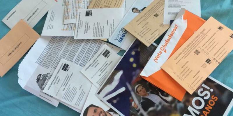 Más de 800.000 personas han pedido al INE no recibir propaganda electoral del 10-N. Propaganda