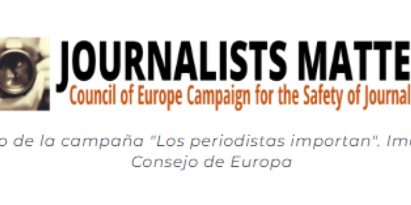 Periodistas Cartel oficial de la campaña de los periodistas importan.