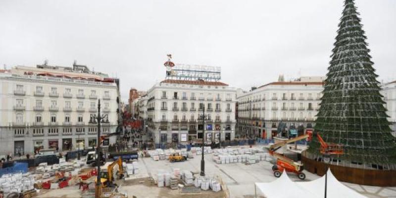 Estado de las obras en la Puerta del Sol, el 21 de noviembre, en Madrid / Ayuntamiento de Madrid Puerta del Sol