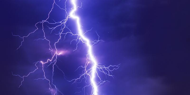 Rayos / Pixabay Imagen de un rayo