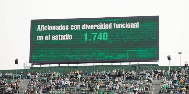 El estadio del Real Betis Balompié 