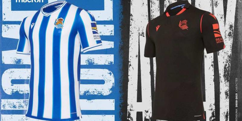 Camisetas equipación de la Real Sociedad