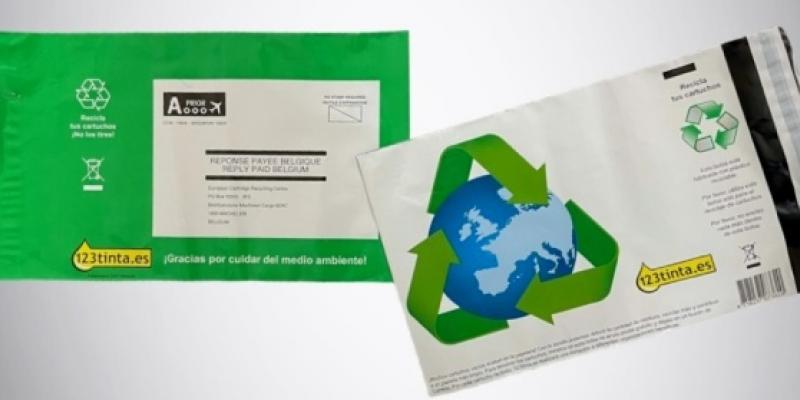 Bolsas para reciclar cartuchos de impresora