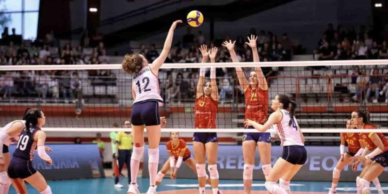 Imagen de un partido de voleibol/2Playbook Las redes sociales como altavoz de las deportistas