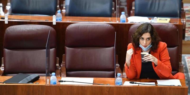 Entran en vigor las restricciones en 32 zonas básicas de salud de la Comunidad de Madrid La presidenta de la Comunidad de Madrid, Isabel Díaz Ayuso | EFE