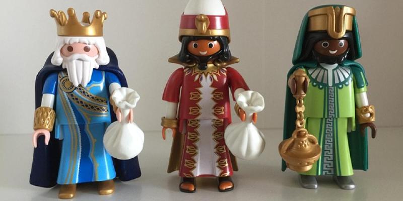 Los tres Reyes Magos de Playmobil