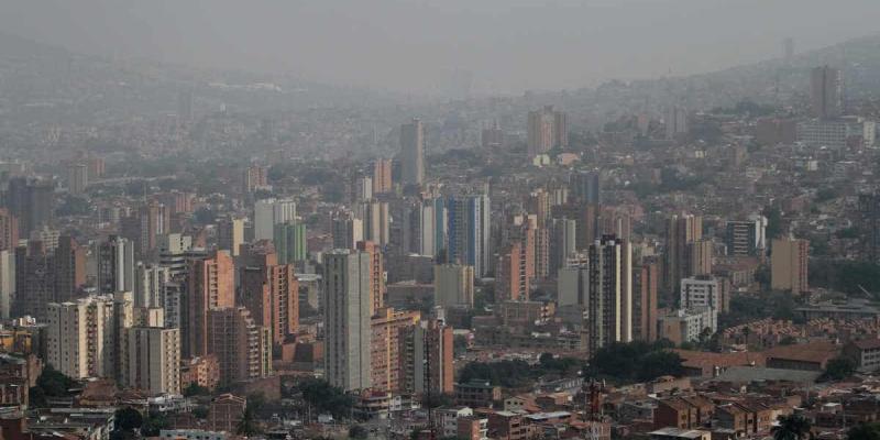 Imagen de la contaminación/Revista Semana La mortalidad asciende con el calor y la contaminación
