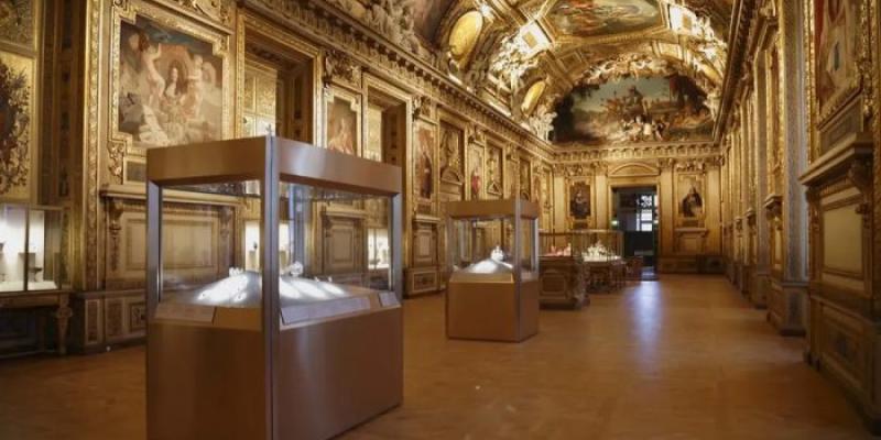 Imagen de archivo de la sala de Apolo del museo del Louvre de París. -Foto: Museo Louvre Imagen de archivo de la sala de Apolo del museo del Louvre de París.