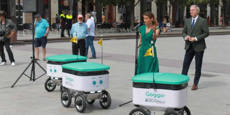 Llegan los robots autónomos de Goggo a Zaragoza