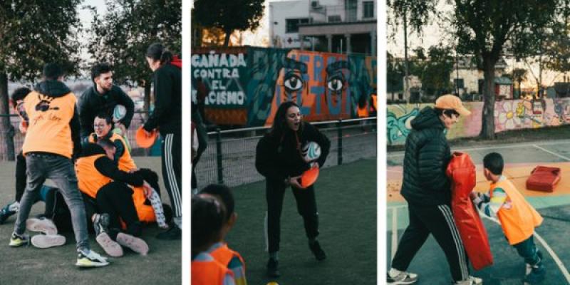 El rugby como motor de inclusión en la Cañada Real PGR ONG lleva el rugby a la Cañada Real