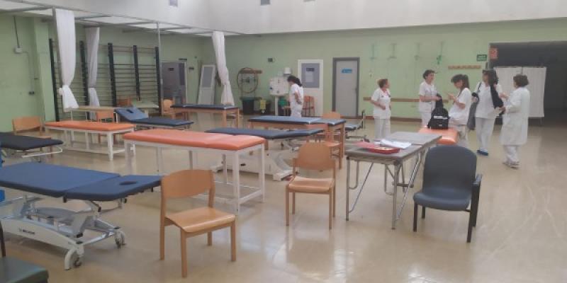 Habilitan la sala de fisioterapia del Hospital La Paz para tratar a pacientes con coronavirus