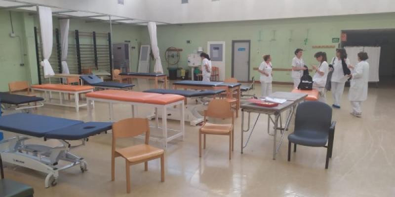 Imagen de la Sala de Fisioterapia del Hospital La Paz Habilitan la sala de fisioterapia del Hospital La Paz para tratar a pacientes con coronavirus