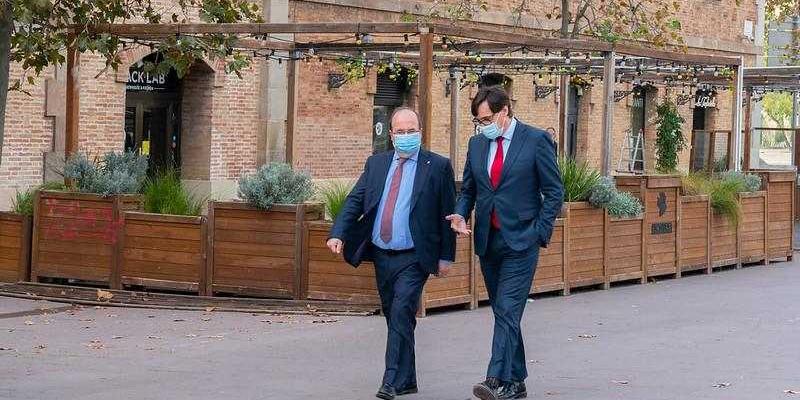 Illa será el candidato del PSC en las elecciones catalanas Miquel Iceta y Salvador Illa en una imagen de archivo | Foto: PSC