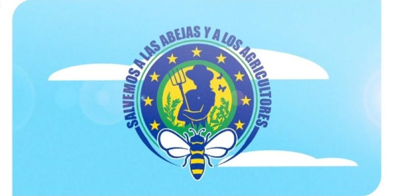 CE apoya la salvación de abejas y agricultores/ Ecologistas en Acción Logo de la iniciativa 'Salvemos a las abejas y agricultores'