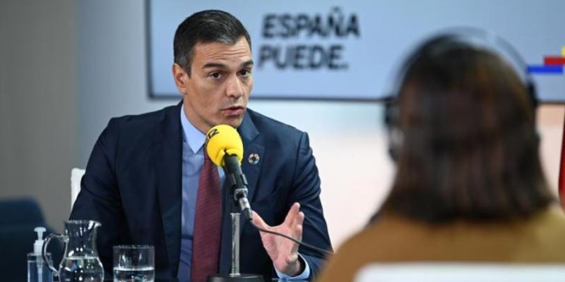 Sánchez, en su entrevista de este martes en la Cadena Ser | Foto: Moncloa