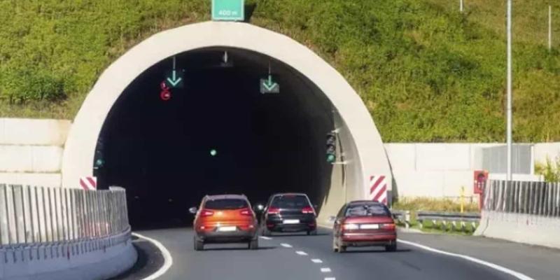 Imagen de un túnel vial/El Norte de Castilla Las multas de la DGT si incumples normas dentro de un túnel