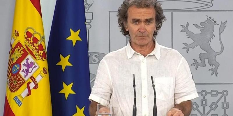El doctor Fernando Simón informa del número de muertos por coronavirus en España El doctor Fernando Simón (EFE)