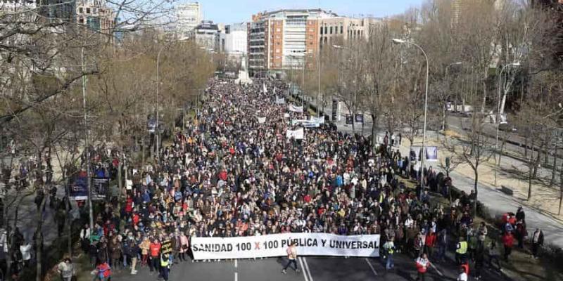 El Sindicato de Enfermería reclama una sanidad pública y universal