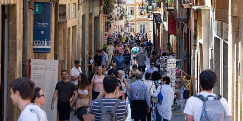 Imagen de turistas/Diari de Tarragona El sector turístico recupera los niveles de la prepandemia