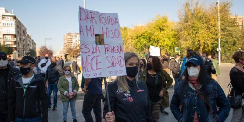 Sectores más afectados por la Covid-19 Movilizaciones hostelería / A. AGUILAR para EL IDEAL